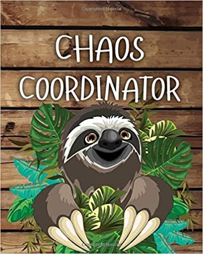 okumak Chaos Coordinator: 2020-2021 Adorable Cartoon Sloth Two Year Weekly Organizer &amp; Planner | 2 Year Schedule Agenda with Inspirational Quotes, To-Do’s, U.S. Holidays, Vision Board &amp; Notes