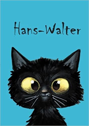 okumak Hans-Walter: Hans-Walter - Katzen - Malbuch / Notizbuch / Tagebuch: A5 - blanko