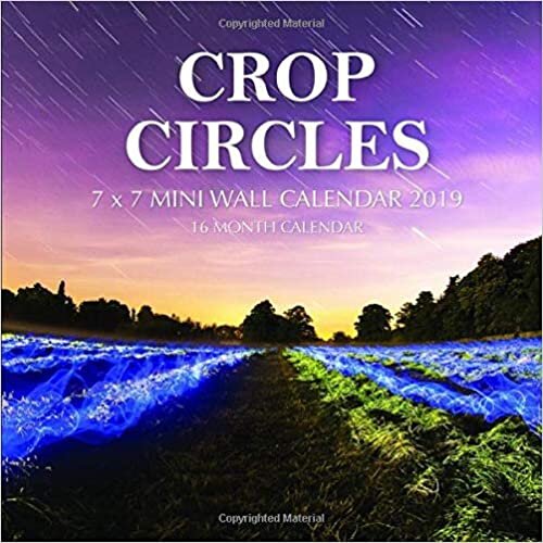 okumak Crop Circles 7 x 7 Mini Wall Calendar 2019: 16 Month Calendar