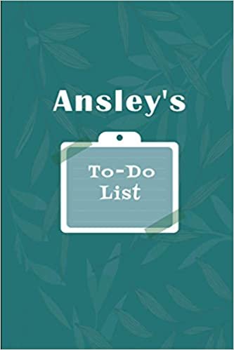okumak Ansley&#39;s To˗Do list: Checklist Notebook | Daily Planner Undated Time Management Notebook