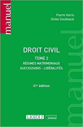 okumak Droit civil: Régimes matrimoniaux, successions, libéralités (2020) (Tome 2) (Manuels)