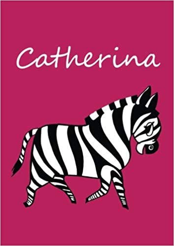okumak Catherina: individualisiertes Malbuch / Notizbuch / Tagebuch - Zebra - A4 - blanko
