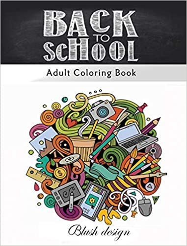 Back to School: Adult Coloring Book
