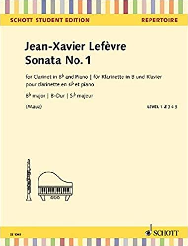 okumak Sonata No. 1: aus: Méthode de Clarinette. Klarinette in B und Klavier. (Schott Student Edition)