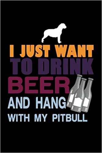 okumak I Just want to Drink Beer and Hang with my Pit Bull: Hangman Puzzles | Mini Game | Clever Kids | 110 Lined pages | 6 x 9 in | 15.24 x 22.86 cm | Single Player | Funny Great Gift