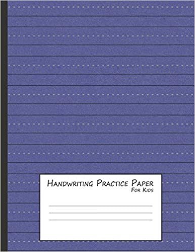 okumak Handwriting Practice Paper for Kids: A Workbook for Learning to Write Alphabets &amp; Numbers – Blue Foam (Writing Exercise Stationery)