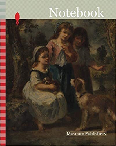 okumak Notebook: Three Little Girls, c. 1870, Narcisse Virgile Diaz de la Peña, French7-1876, France, Oil on panel