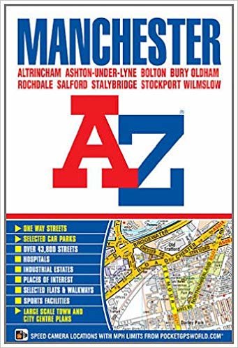 okumak Manchester Street Atlas (A-Z Street Atlas)