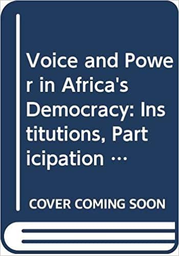 okumak Voice and Power in Africa&#39;s Democracy: Institutions, Participation and Accountability (Contemporary African Politics)