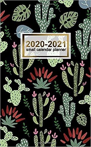 okumak 2020-2021 Small Calendar Planner: Cactus Pocket Planner | Monthly calendar Planner January 2020 to December 2021 For To-Do list Planners And Academic ... cover (pocket monthly planner 2020-2021)