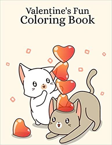 okumak Valentine&#39;s Fun Coloring Book: Fun Activity Big Valentine&#39;s Day Coloring Book for Men, Women, Kids, Boys, and Girls - 8.5x11 Inches Toddler Valentines Coloring Book for Practice Coloring
