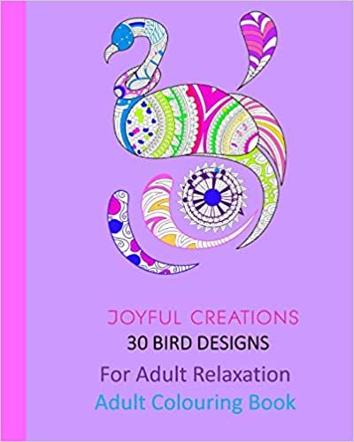 okumak 30 Bird Designs: For Adult Relaxation: Adult Colouring Book