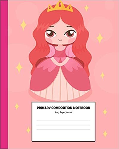 okumak Primary Composition Notebook Story Paper Journal: Simple Composition Notebook K-2 | Book with Picture Box and Dashed Midline | Draw and Write Journal | Princess Journal for Kids
