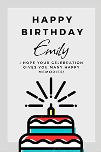 okumak Happy birthday Emily : Lined Journal Happy Birthday Notebook | Diary, Logbook, Appreciation, Gift | Lined Notebook Journal - Notebook - 110 Pages - ... 110 p ,6 x 9 inch Emily: Happy birthday, Emi
