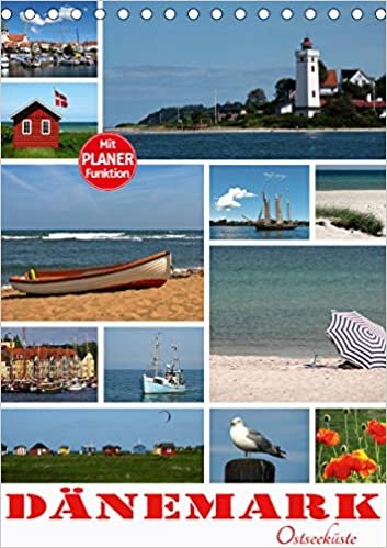 okumak Dänemark - Ostseeküste (Tischkalender 2021 DIN A5 hoch): Eine Bilderauswahl von Landschaften, Städten und Häfen an der dänischen Ostseeküste (Familienplaner, 14 Seiten )