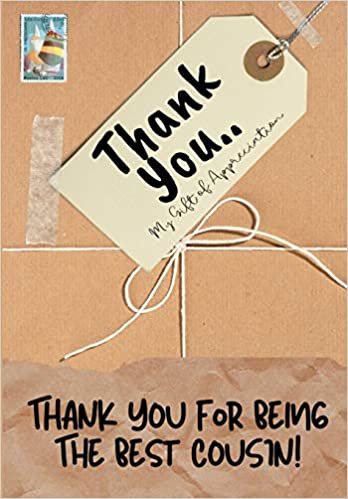 okumak Thank You For Being The Best Cousin: My Gift Of Appreciation: Full Color Gift Book | Prompted Questions | 6.61 x 9.61 inch