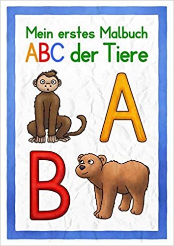 okumak Das ABC der Tiere - Malbuch: Lernheft in DINA 4, auf 120g/m² Zeichenkarton