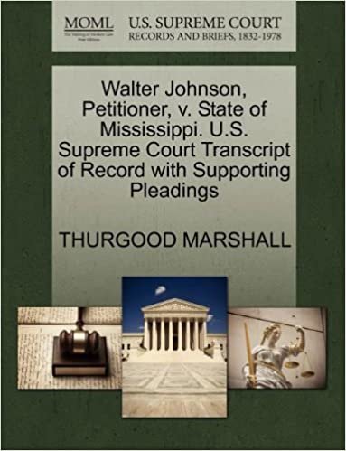 okumak Walter Johnson, Petitioner, v. State of Mississippi. U.S. Supreme Court Transcript of Record with Supporting Pleadings