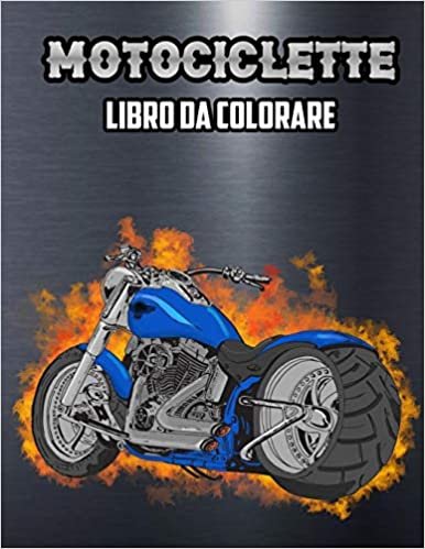 okumak Motociclette Libro da Colorare