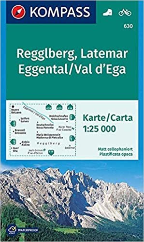 okumak KOMPASS Wanderkarte Regglberg, Latemar, Eggental, Val d&#39;Ega: Wanderkarte mit Radtouren. GPS-genau. 1:25000 (KOMPASS-Wanderkarten, Band 630)