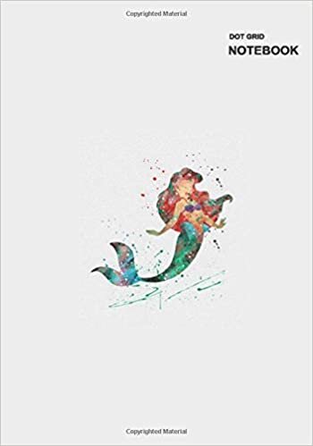 okumak Mermaid Anime notebook for s: Dotted Pages, 7 x 10 (Same B5 size), 110 pages [55 sheets].