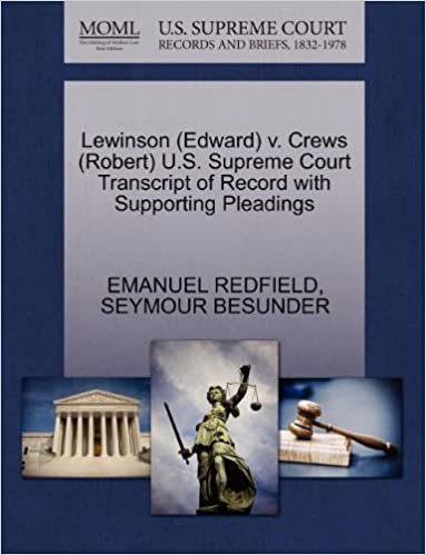 okumak Lewinson (Edward) v. Crews (Robert) U.S. Supreme Court Transcript of Record with Supporting Pleadings