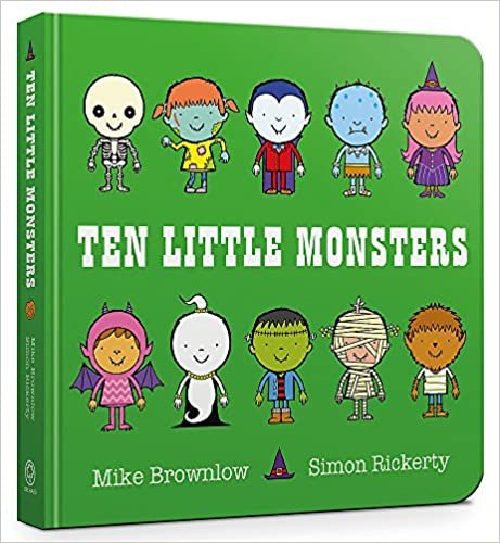 okumak Ten Little Monsters Board Book