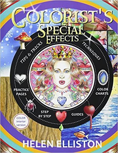 okumak Colorist&#39;s Special Effects - color interior: Step by step guides to making your adult coloring pages POP!