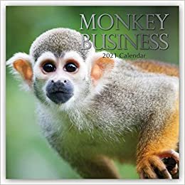 Monkey Business 2021 - 16-Monatskalender: Original The Gifted Stationery Co. Ltd [Mehrsprachig] [Kalender] (Wall-Kalender)