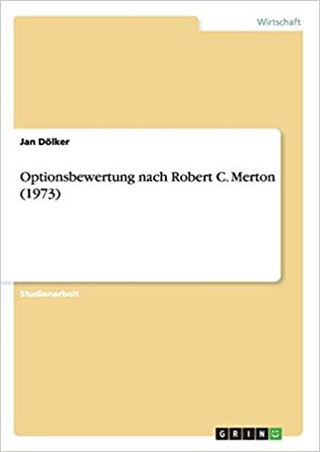 okumak Optionsbewertung nach Robert C. Merton (1973)