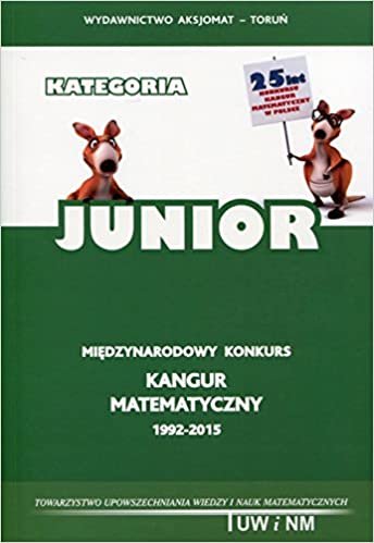 okumak Matematyka z wesolym Kangurem Kategoria Junior