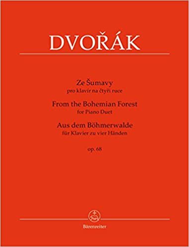 okumak Aus dem Böhmerwalde für Klavier zu vier Händen op. 68: Partitur