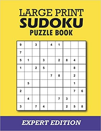 okumak Large Print Sudoku Expert Edition: Difficult Sudoku Book For Seniors, Adults, s and Womens (Sudoku Puzzle Books, Band 1)