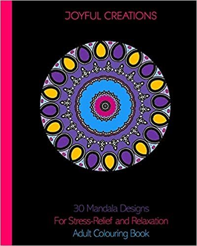 okumak 30 Mandala Designs For Stress-Relief and Relaxation: Adult Colouring Book