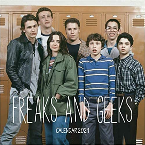 okumak Freaks and Geeks: Calendar 2021 in mini size 7&#39;&#39;x7&#39;&#39; with high quality images of your favorite TV Shows!