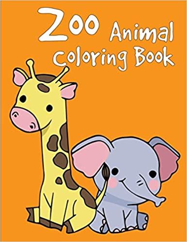 Zoo Animal Coloring Book: An Adult Coloring Book with Fun, Easy, and Relaxing Coloring Pages for Animal Lovers