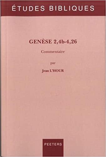 okumak FRE-GENESE 24B-426 (Etudes Bibliques, Band 78)