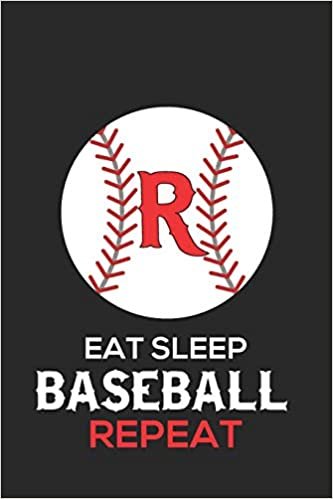 okumak Eat Sleep Baseball Repeat R: Baseball Monogram Journal Cute Personalized Gifts Perfect for all Baseball Fans, Players, Coaches and Students (Baseball Notebooks, Band 18)