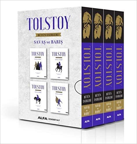 okumak Savaş ve Barış 1-2-3-4 (Özel Kutulu): Tolstoy Bütün Eserleri