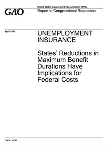 okumak UNEMPLOYMENT INSURANCE States’ Reductions in Maximum Benefit Durations Have Implications for Federal Costs