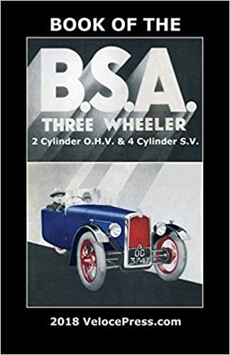 okumak BOOK OF THE BSA THREE WHEELER 2 CYLINDER O.H.V. &amp; 4 CYLINDER S.V.