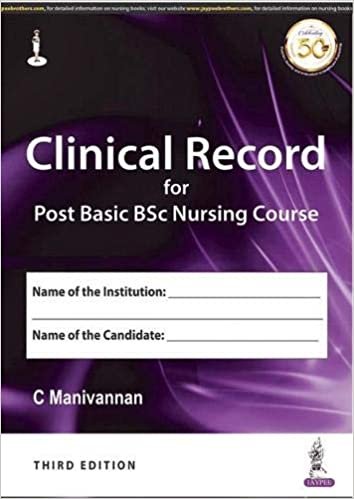 okumak Clinical Record for Post Basic BSc Nursing Course