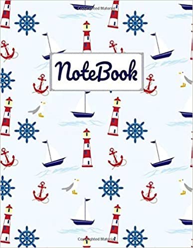 okumak Notebook : Boat, lined pages, large (8.5 x 11 inches), 160 pages, white paper