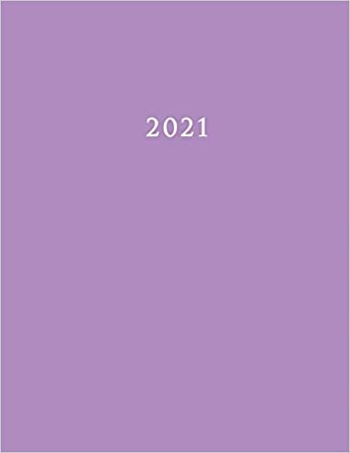 okumak 2021: Large Weekly and Monthly Planner with Purple Cover
