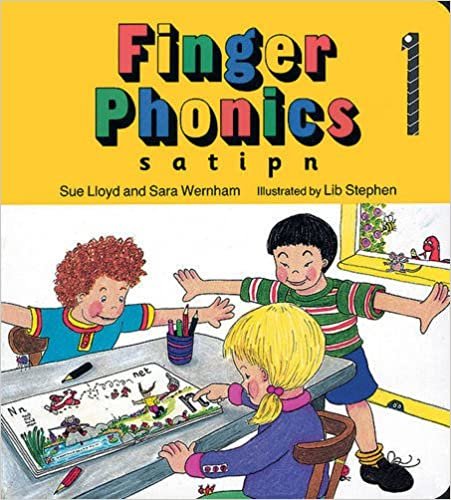 okumak Finger Phonics book 1: in Precursive Letters (British English edition): S, A, T, I, P, N (Jolly Phonics: Finger Phonics)