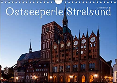 okumak Ostseeperle Stralsund (Wandkalender 2021 DIN A4 quer): Stralsund - Altstadtjuwel umgeben von Perlen aus Wasser (Monatskalender, 14 Seiten )