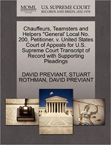 okumak Chauffeurs, Teamsters and Helpers &quot;General&#39; Local No. 200, Petitioner, v. United States Court of Appeals for U.S. Supreme Court Transcript of Record with Supporting Pleadings