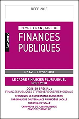 okumak REVUE FRANÇAISE DE FINANCES PUBLIQUES N 141 - 2018 (RFFP)