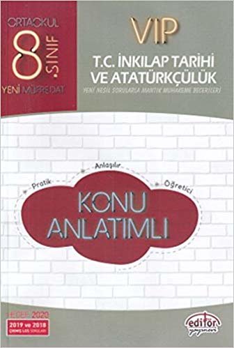 okumak Editör 8.Sınıf VIP T.C İnkılap Tarihi ve Atatürkçülük Konu Anlatımlı Yeni