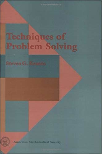 okumak Techniques of Problem Solving (American Mathematics Society non-series title)